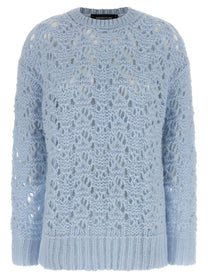 Fabiana Filippi Openwork Sweater Blue