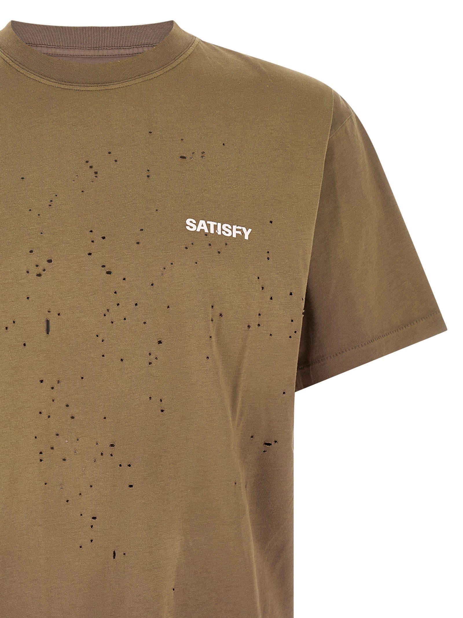 SATISFY Openwork Shirt Brown