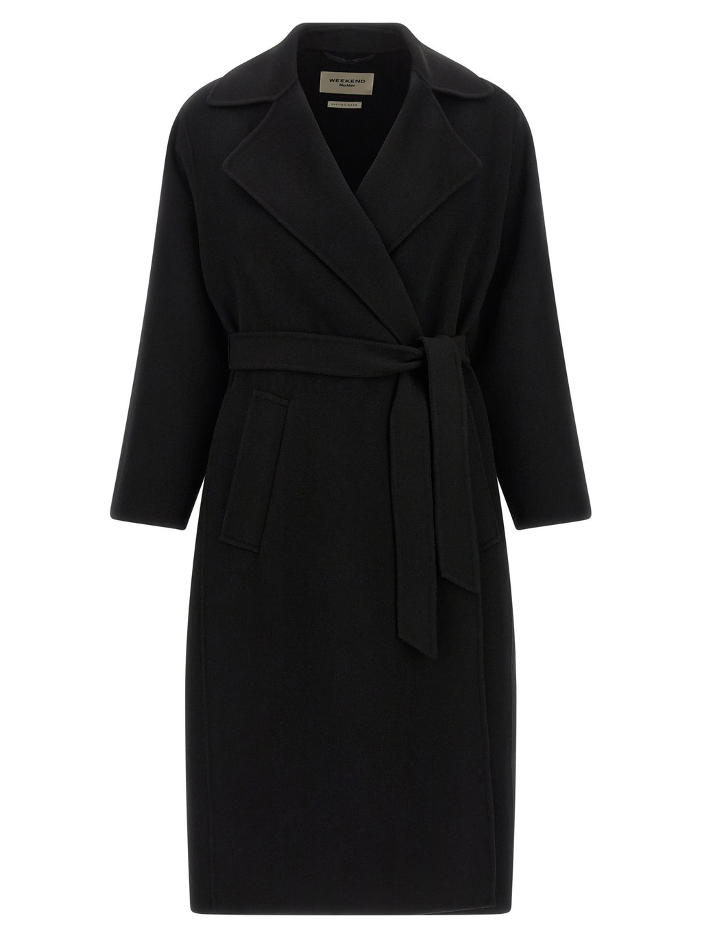 Weekend Max Mara Operoso Dressing Gown Coat Black