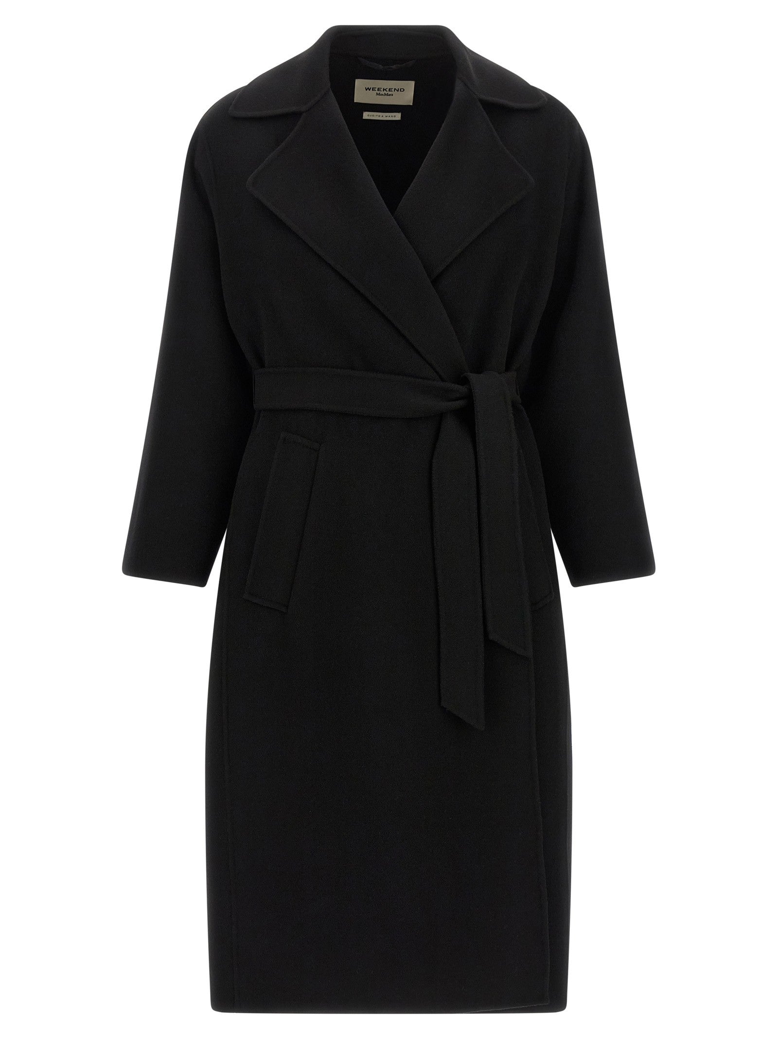 Weekend Max Mara Operoso Dressing Gown Coat Black