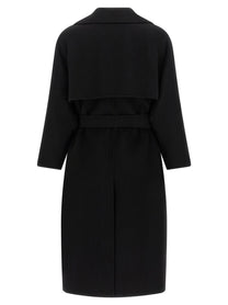 Weekend Max Mara Operoso Dressing Gown Coat Black