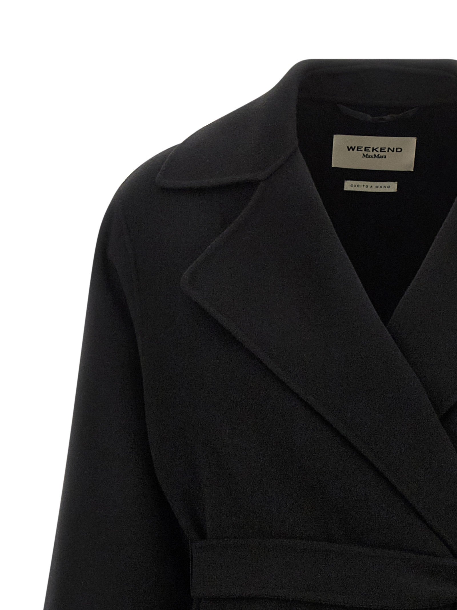Weekend Max Mara Operoso Dressing Gown Coat Black