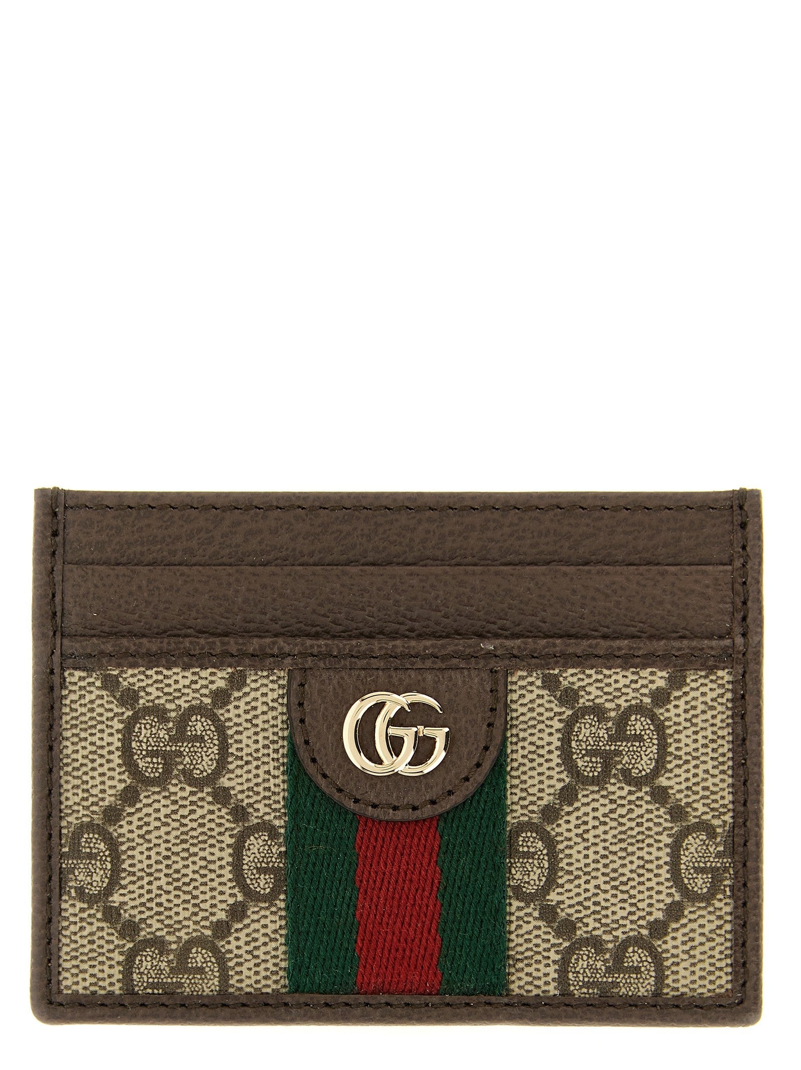 Gucci Ophidia Card Holder Brown