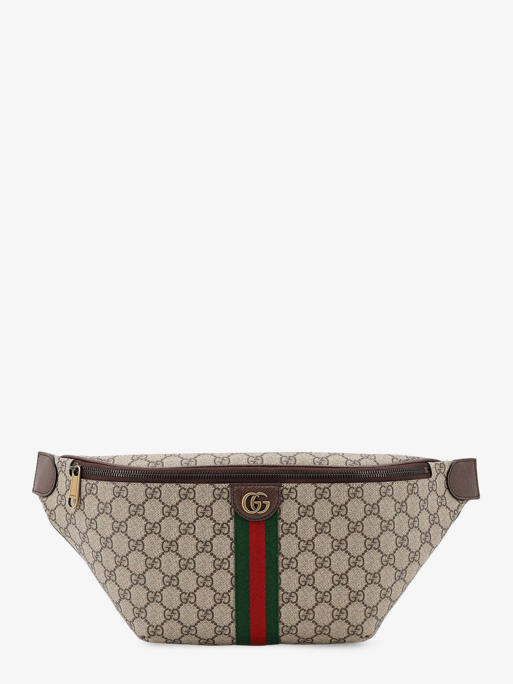 Gucci Men's Ophidia GG Coated Canvas Belt Bag Beige