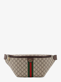 Gucci Men's Ophidia GG Coated Canvas Belt Bag Beige