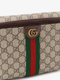 Gucci Men's Ophidia GG Coated Canvas Belt Bag Beige
