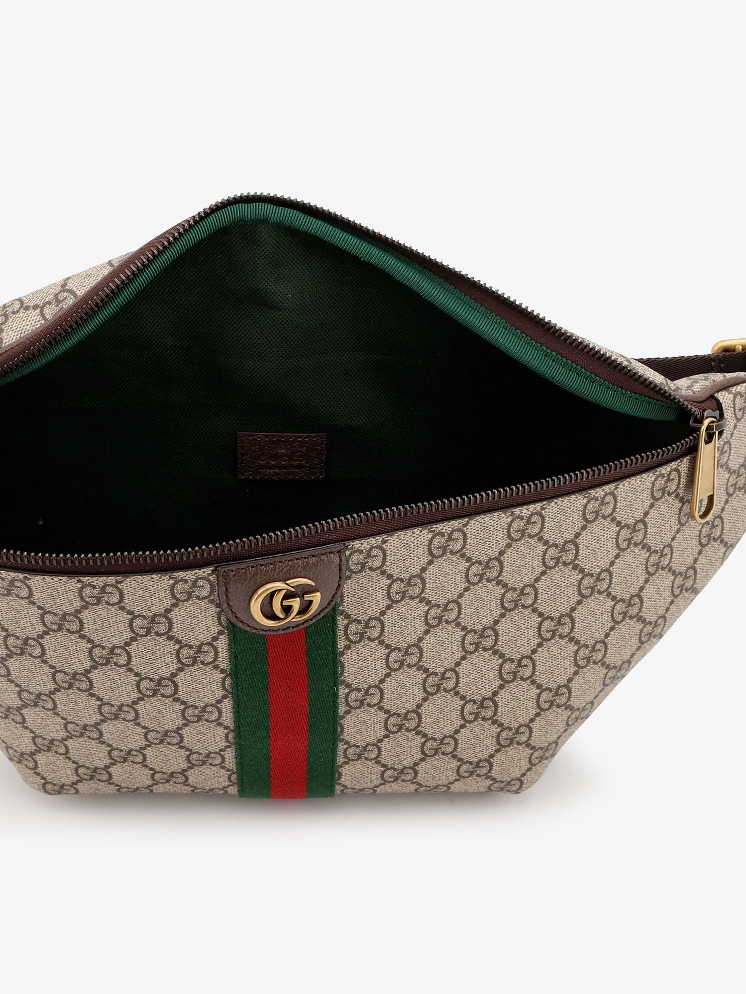 Gucci Men's Ophidia GG Coated Canvas Belt Bag Beige