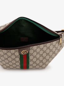 Gucci Men's Ophidia GG Coated Canvas Belt Bag Beige