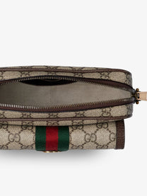Gucci Men's Ophidia GG Fabric Crossbody Bag Beige