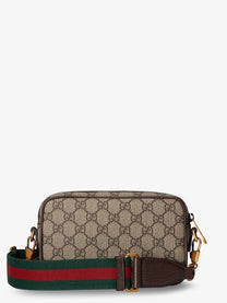 Gucci Men's Ophidia GG Fabric Crossbody Bag Beige