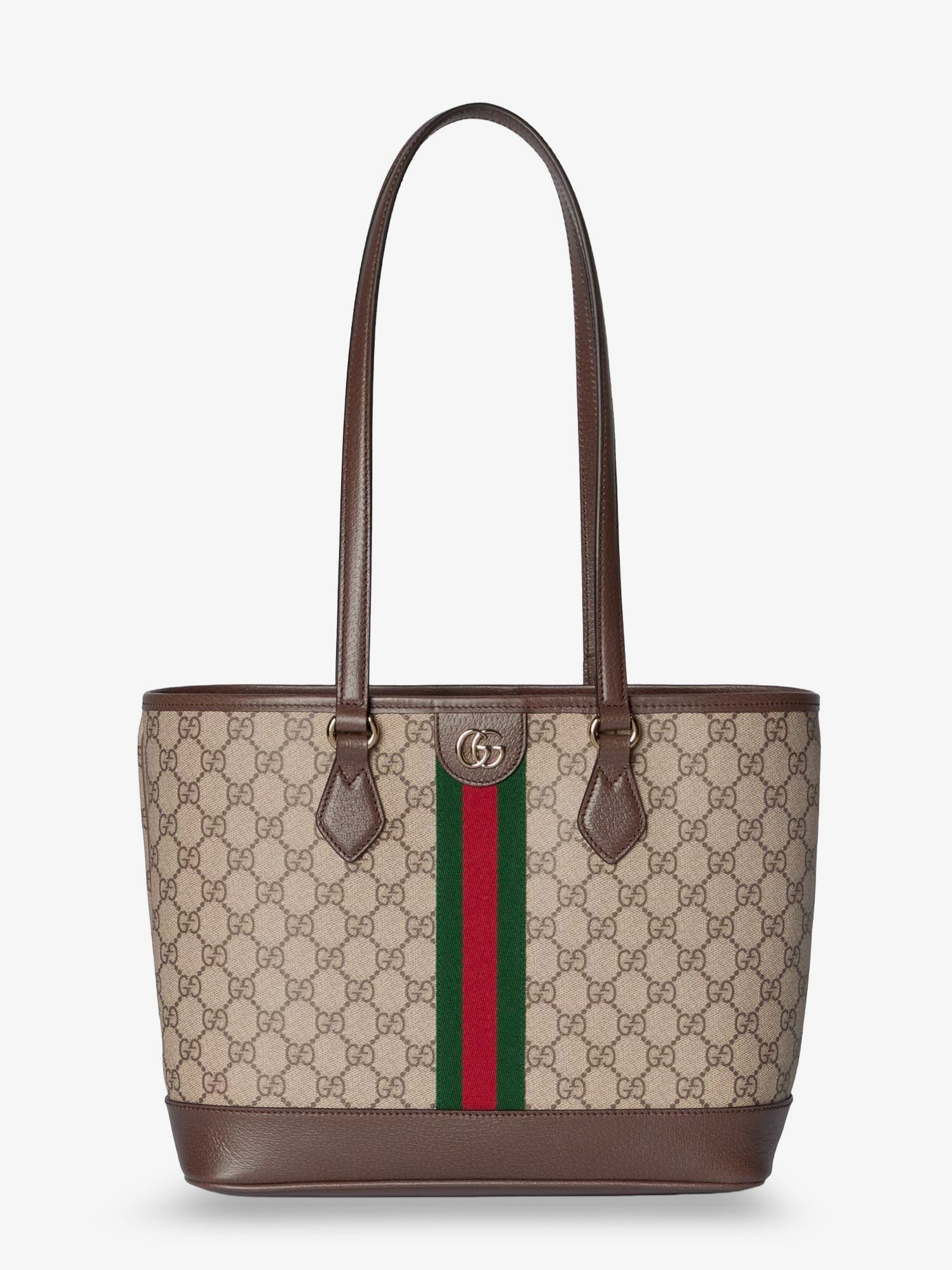 Gucci Women's Ophidia GG Fabric Shopping Bag Beige