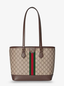 Gucci Women's Ophidia GG Fabric Shopping Bag Beige