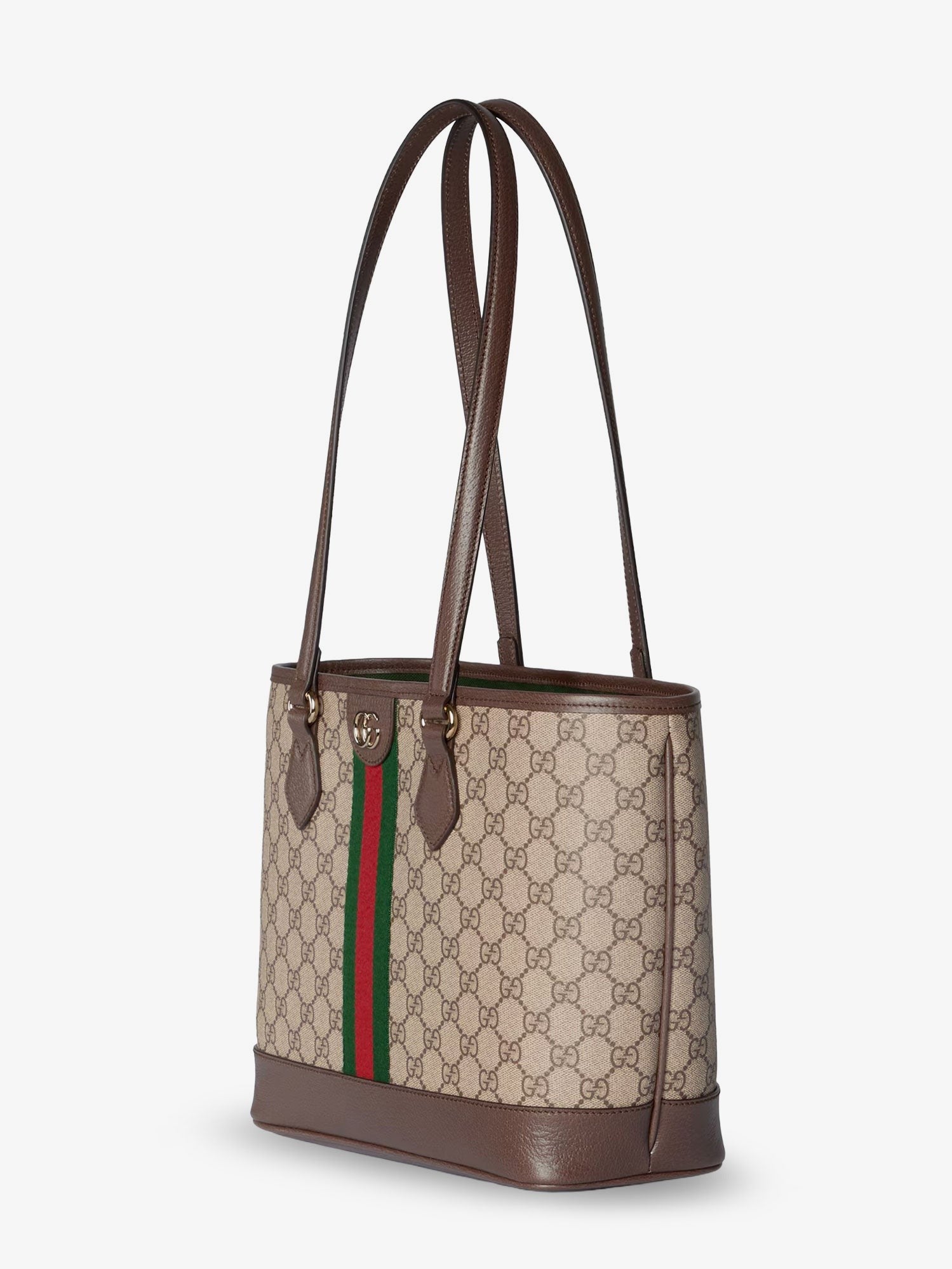 Gucci Women's Ophidia GG Fabric Shopping Bag Beige