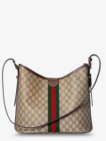 Gucci Women's Ophidia GG Fabric Shoulder Bag Beige