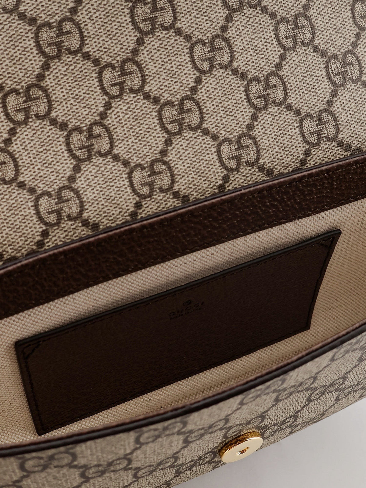 Gucci Women's Ophidia GG Supreme Fabric Crossbody Bag Beige, view 4