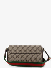 Gucci Women's Ophidia GG Supreme Fabric Crossbody Bag Beige, view 2