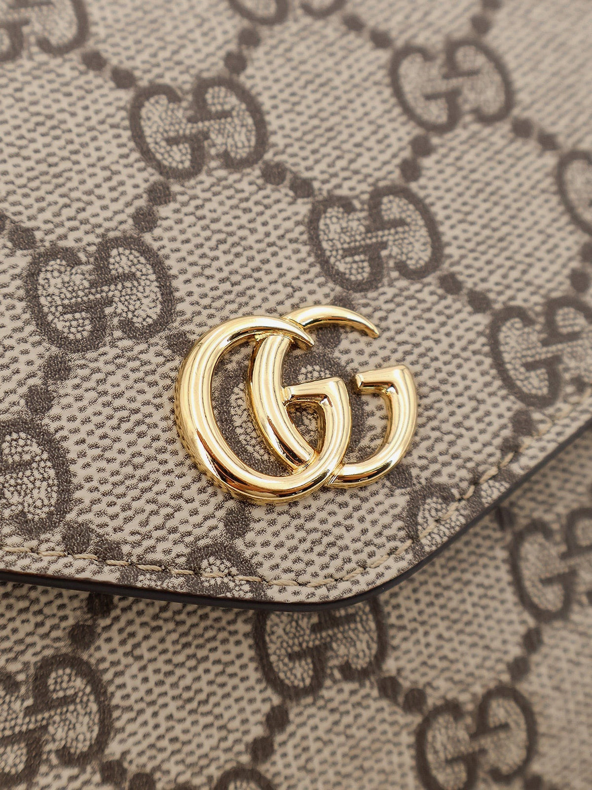 Gucci Women's Ophidia GG Supreme Fabric Crossbody Bag Beige, view 5