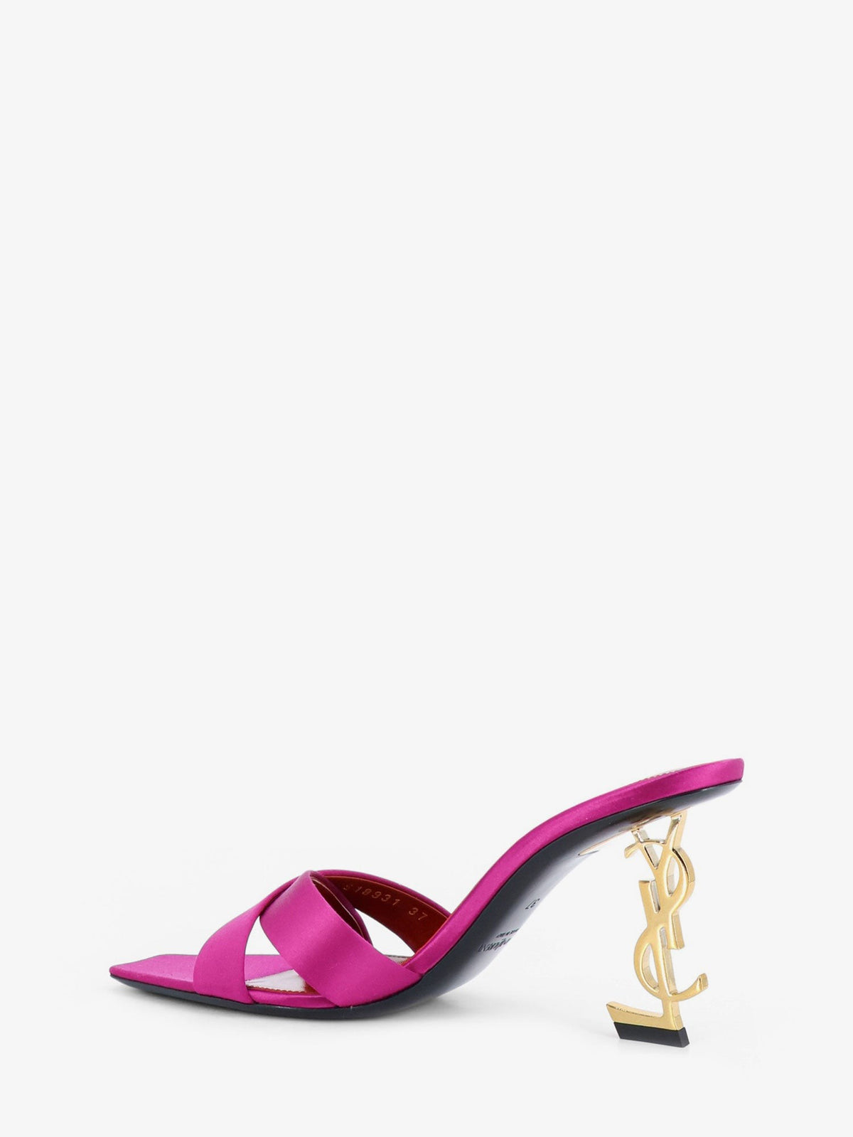 Saint Laurent Women's Opyum Mules Pink, view 3