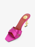 Saint Laurent Women's Opyum Mules Pink, view 4