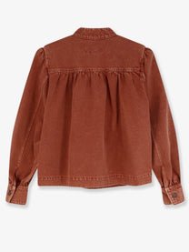 Chloé Women's Orange Denim Jacket Brown