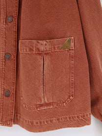 Chloé Women's Orange Denim Jacket Brown