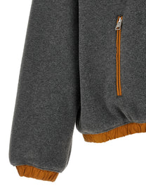 Ami Paris Orange Grey Vareuse Sweatshirt Grey
