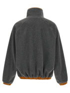 Ami Paris Orange Grey Vareuse Sweatshirt Grey