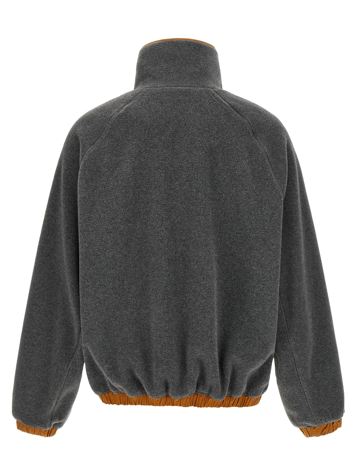 Ami Paris Orange Grey Vareuse Sweatshirt Grey