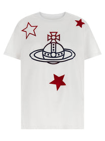 Vivienne Westwood Orb and Stars Classic Shirt White