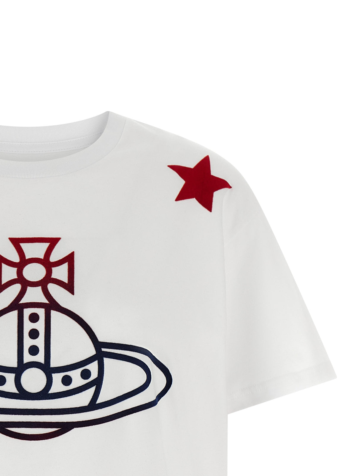 Vivienne Westwood Orb and Stars Classic Shirt White, view 3