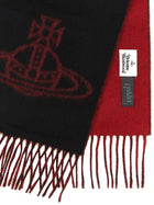 Vivienne Westwood Orb Double Face Scarf Black, view 3