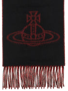 Vivienne Westwood Orb Double Face Scarf Black, view 2