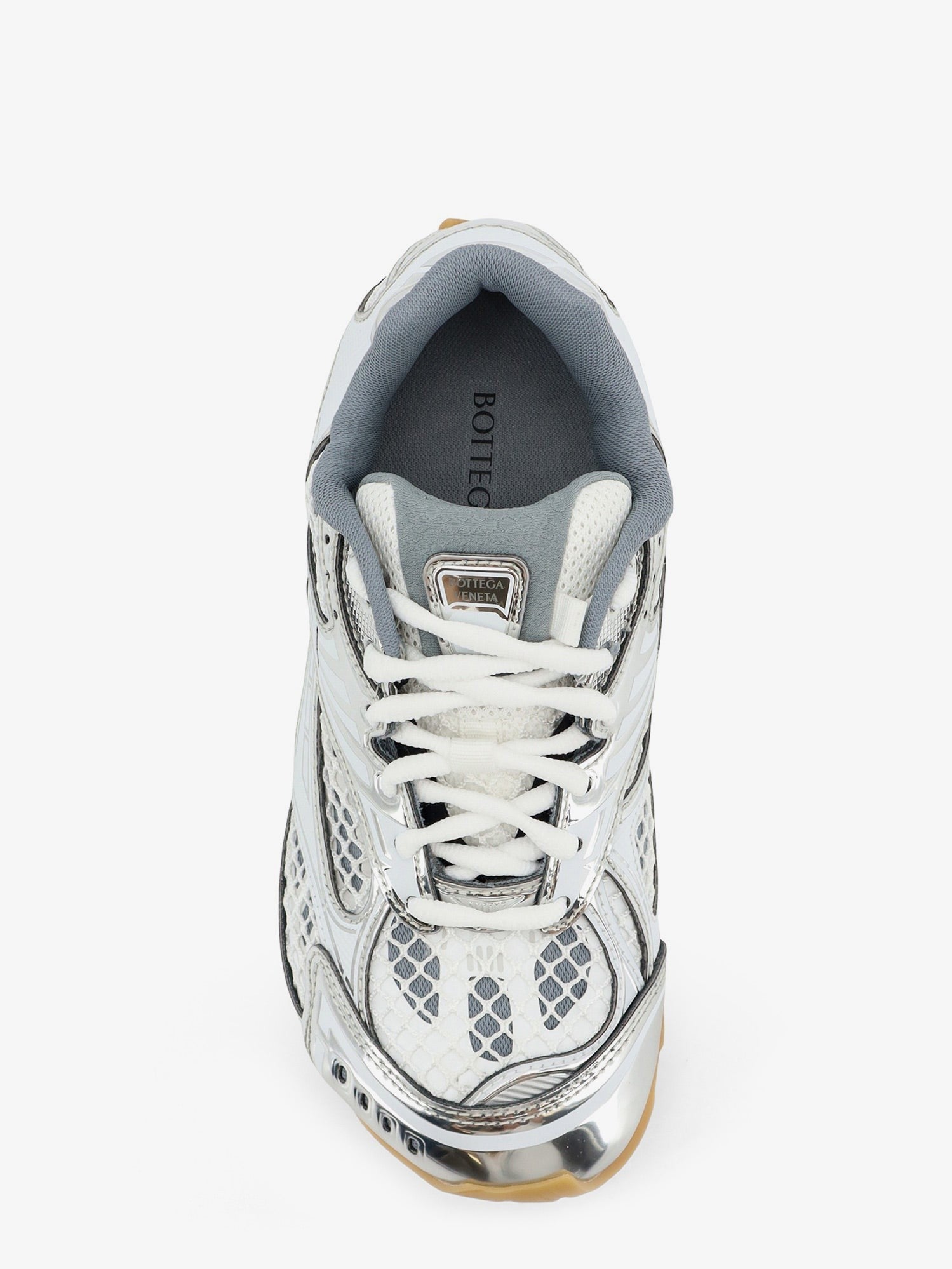 Bottega Veneta Women's Orbit Low Top Technical Fabric Sneakers White