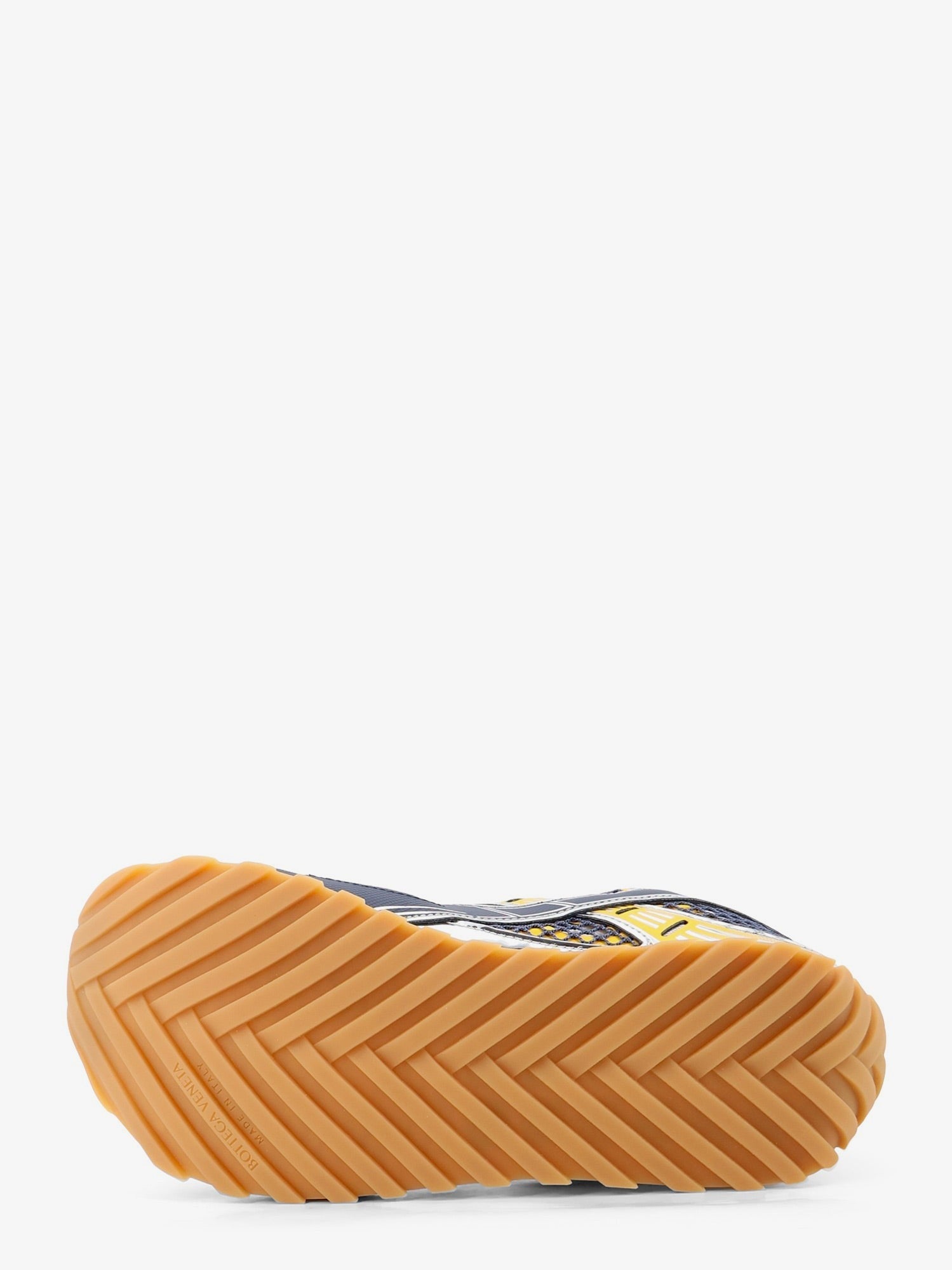 Bottega Veneta Men's Orbit Mesh and Leather Sneakers Multicolor