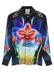 Casablanca Orchid Racer Shirt Gold