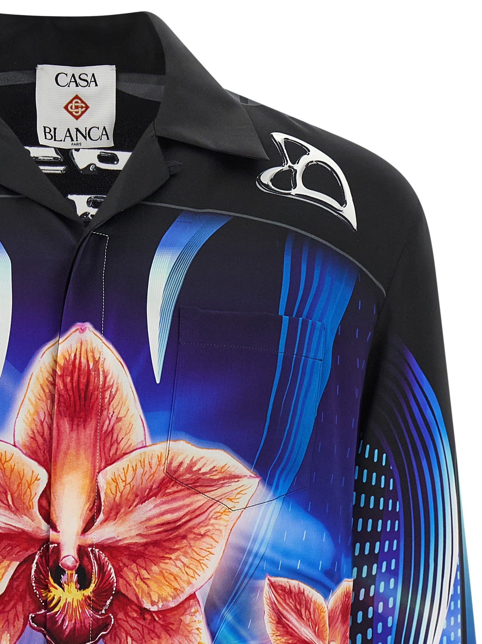 Casablanca Orchid Racer Shirt Gold