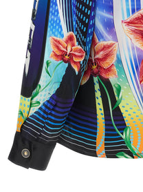 Casablanca Orchid Racer Shirt Gold