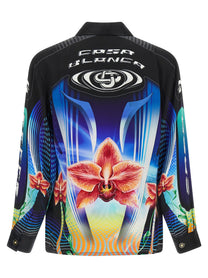 Casablanca Orchid Racer Shirt Gold