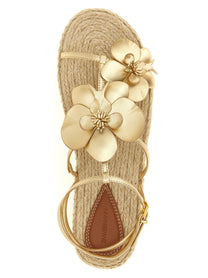 Zimmermann Orchid Sandals Gold