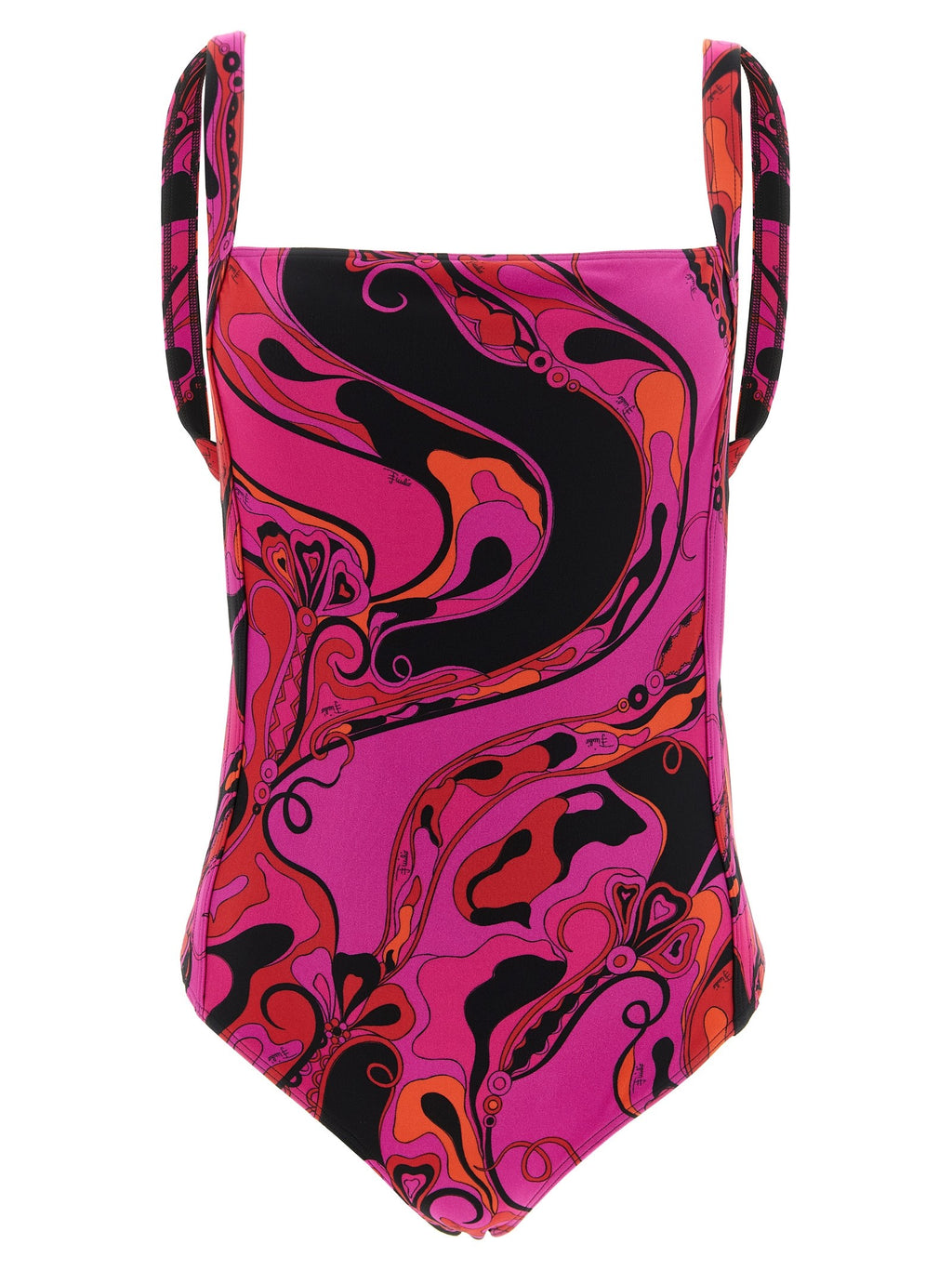 Emilio Pucci Orchidee One Piece Swimsuit Pink