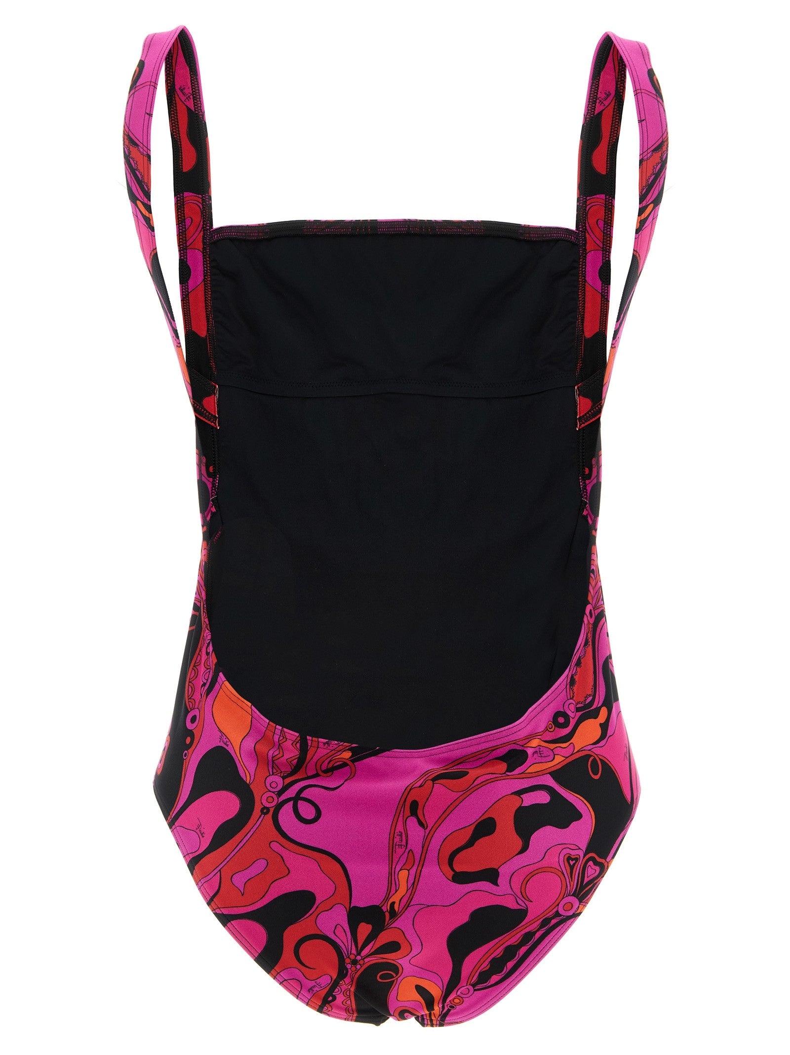 Emilio Pucci Orchidee One Piece Swimsuit Pink