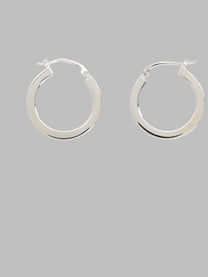 MM6 Maison Margiela Men's Orecchini Cerchio Con Silver