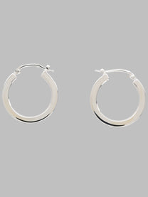 MM6 Maison Margiela Men's Orecchini Cerchio Con Silver