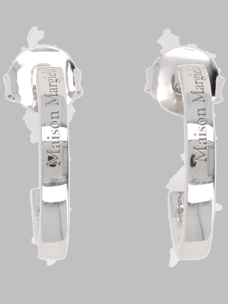 Maison Margiela Men's Orecchini Con Silver