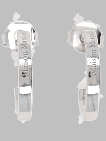 Maison Margiela Men's Orecchini Con Silver