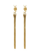 Saint Laurent Women's Earrings Gold, view 2