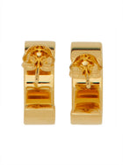 MM6 Maison Margiela Women's Cerchio Earrings with Numeric Minimal Signature Gold, view 2