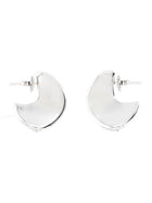 Bottega Veneta Women's Disc Small Earrings Silver, view 2