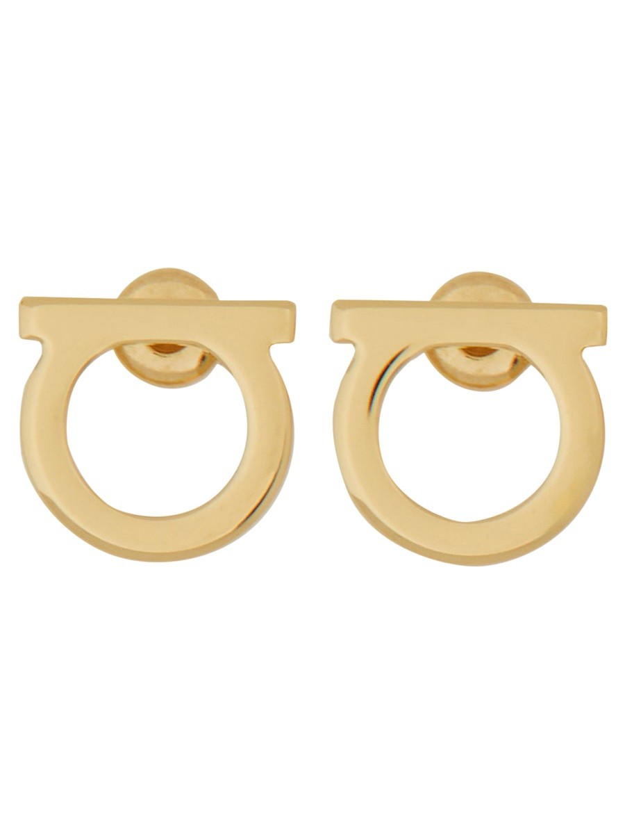 Ferragamo Women's Orecchini Gancini Gold