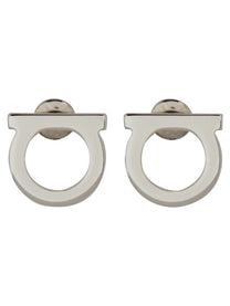Ferragamo Women's Orecchini Gancini Silver